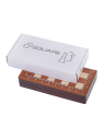 SQUARE - Chess Magnetic 290 - Mahogany - Online Chess Shop