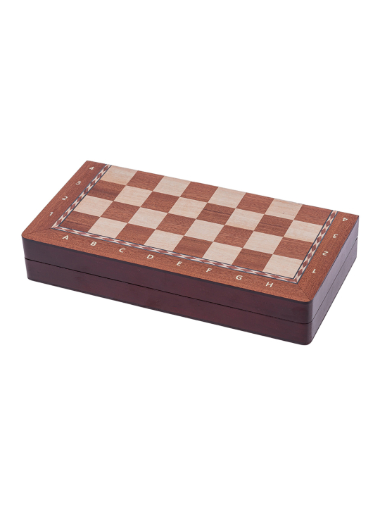SQUARE - Chess Magnetic 290 - Mahogany - Online Chess Shop