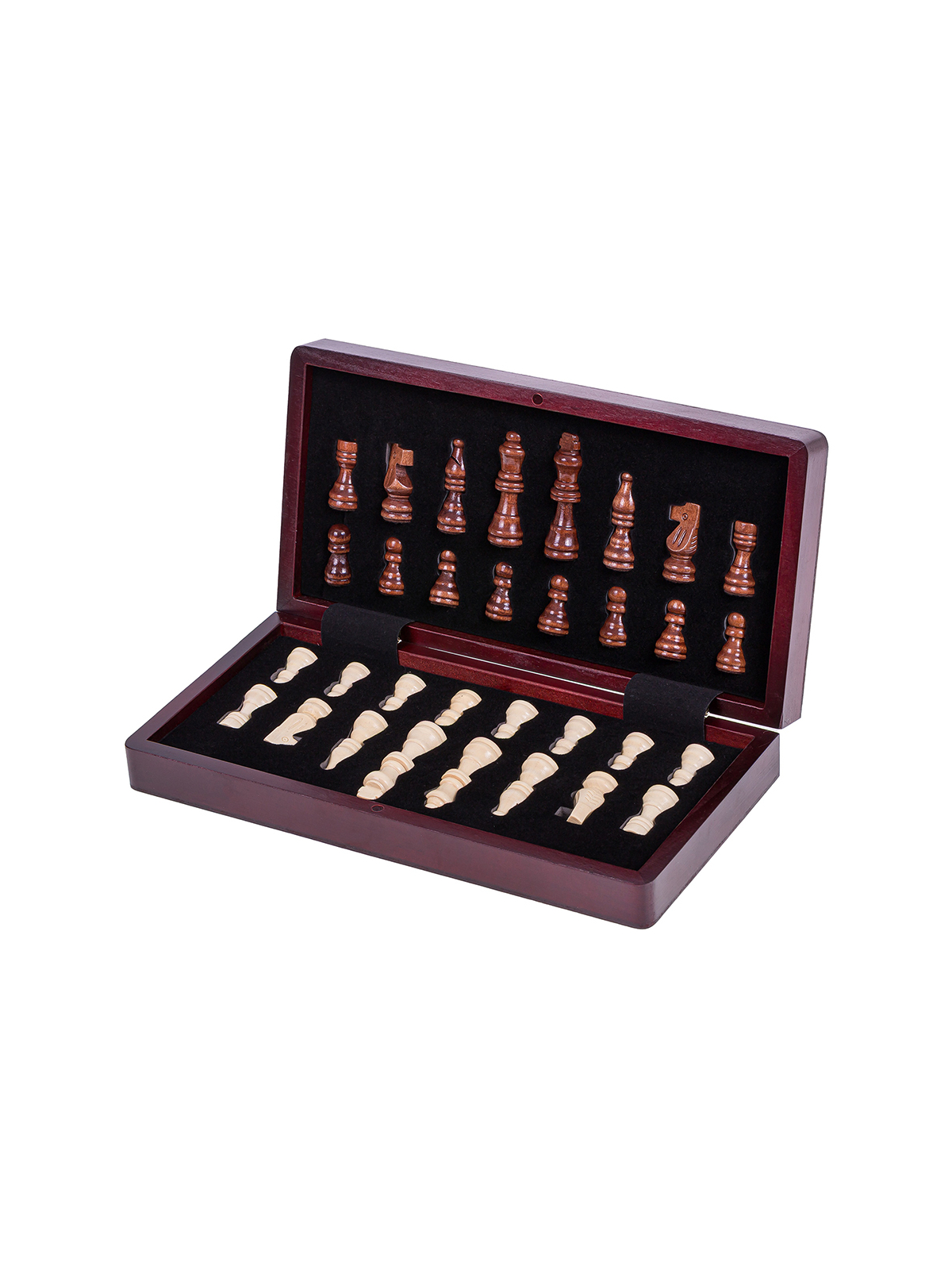 SQUARE - Schach Magnetisch 290 - Mahagoni - Online Schach Shop