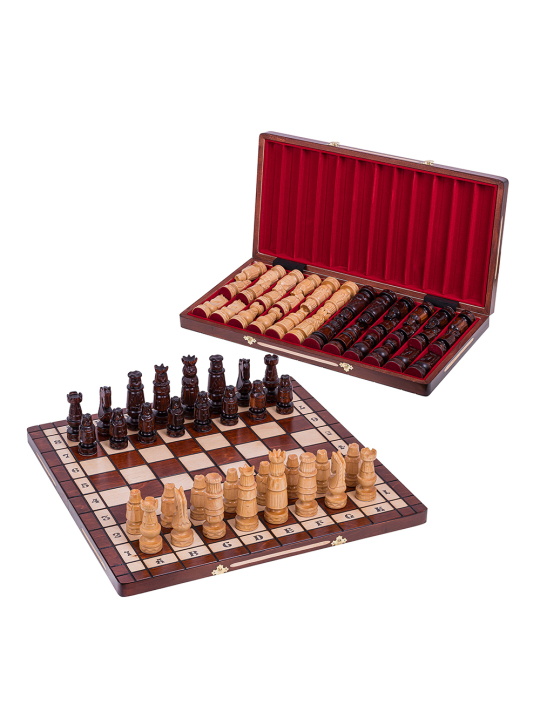 SQUARE - Échecs en bois Wawel