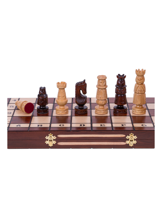 SQUARE - Échecs en bois Wawel