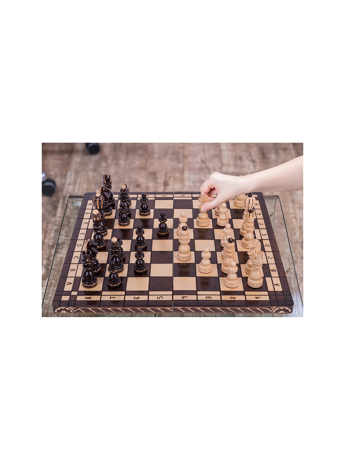 SQUARE - Wooden Chess Set - Versailles
