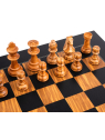 SQUARE - Boutique déchecs - Noire Olive Deluxe - Jeu d'échecs