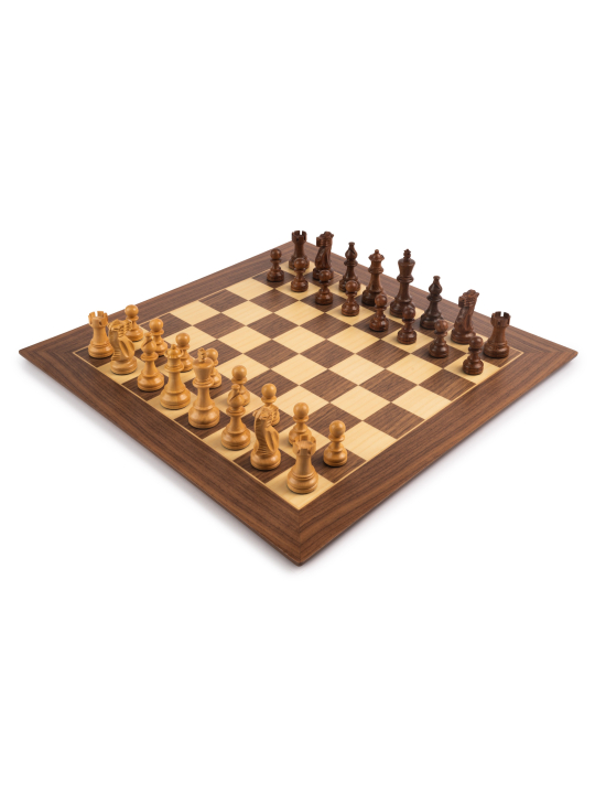 SQUARE - Negozio - Noce Barcelona Deluxe - Set scacchi