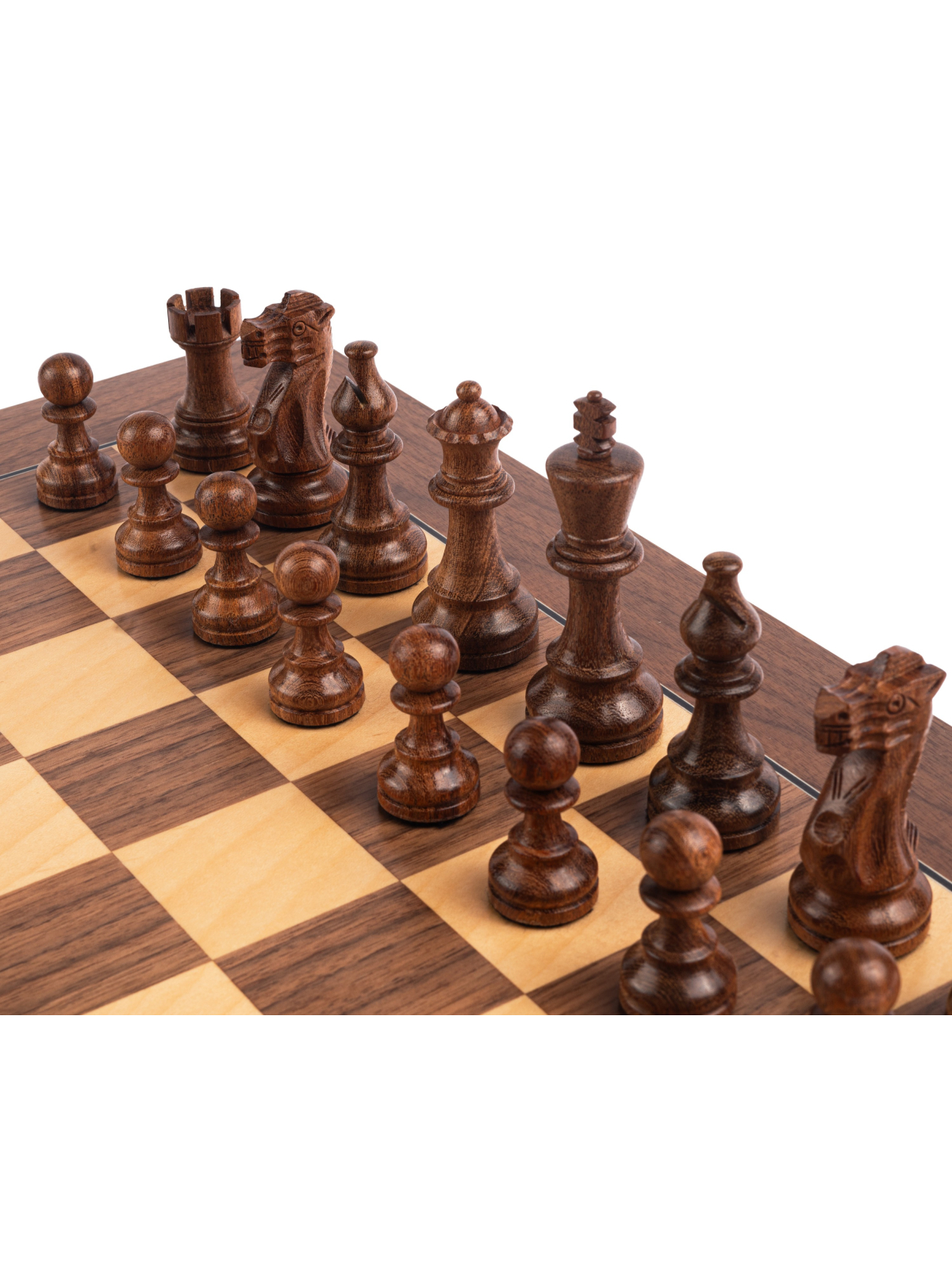 SQUARE - Negozio - Noce Deluxe - Set scacchi