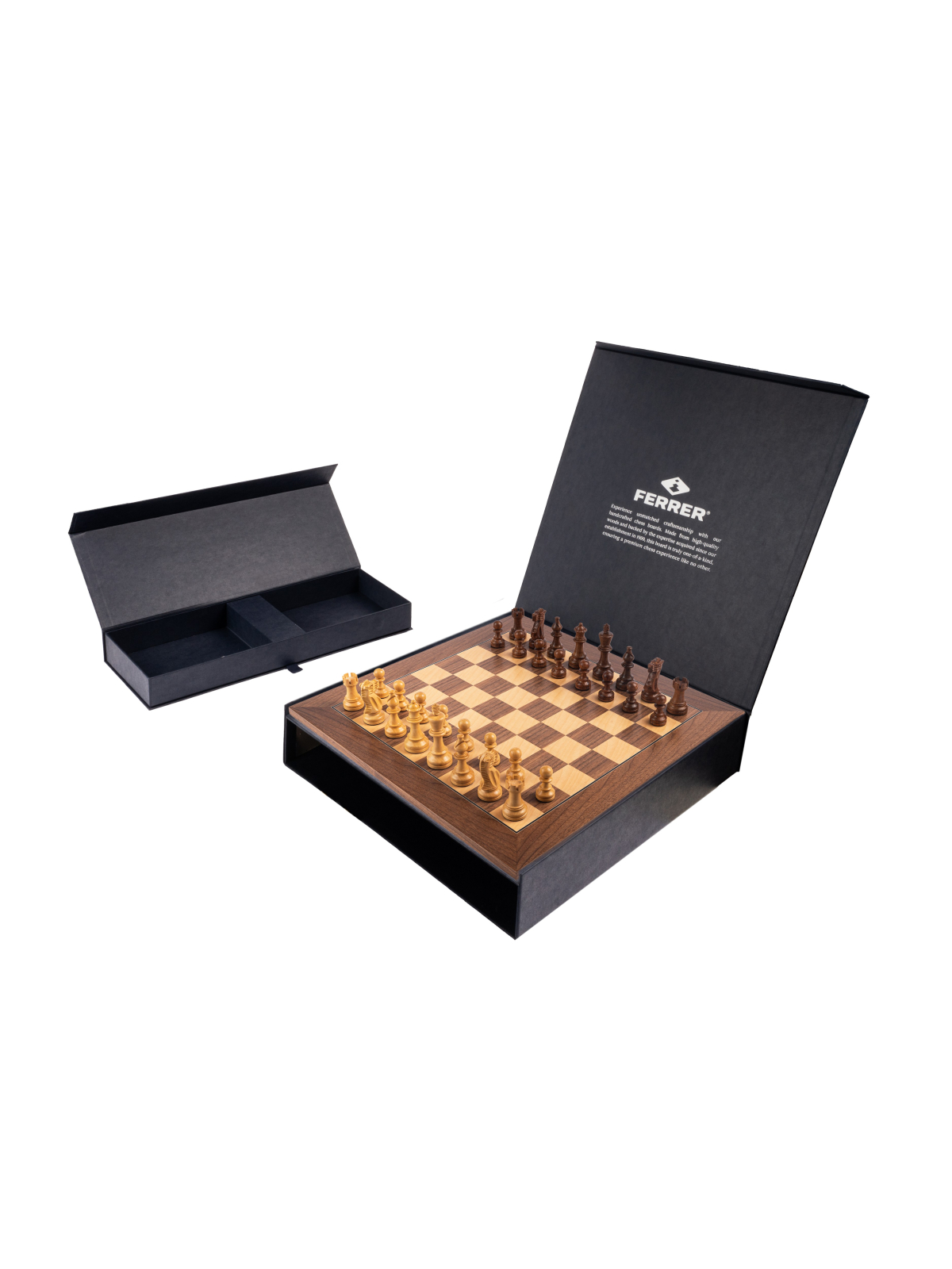 SQUARE- Online Chess Shop - Walnut Deluxe - Chess Set