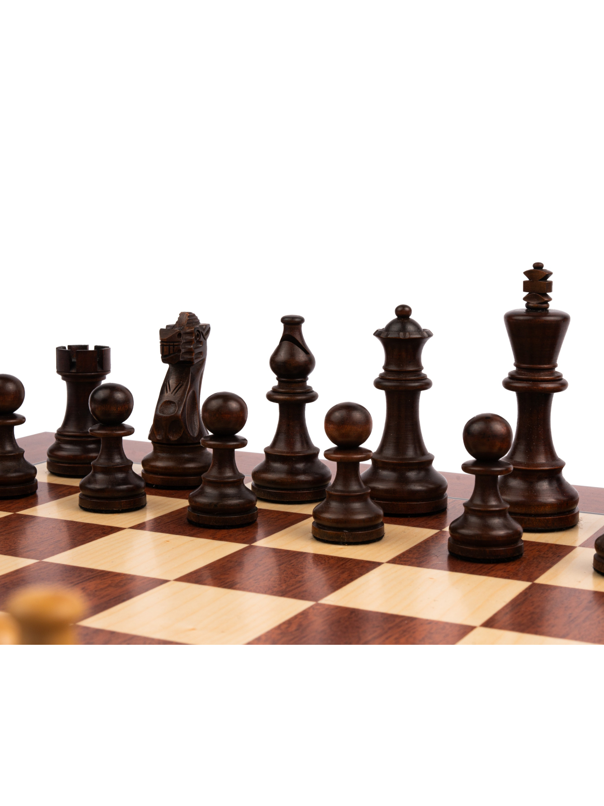 SQUARE- Online Chess Shop - Mahogany Deluxe - Chess Set