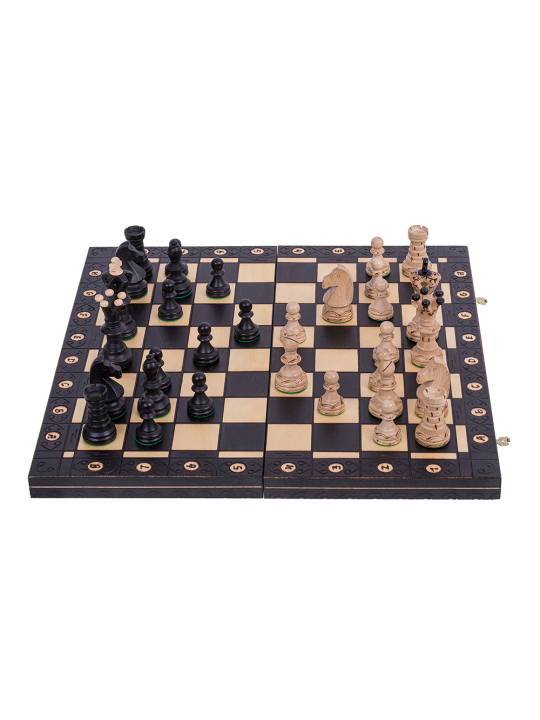 SQUARE - Wooden Chess Set Ambasador Black