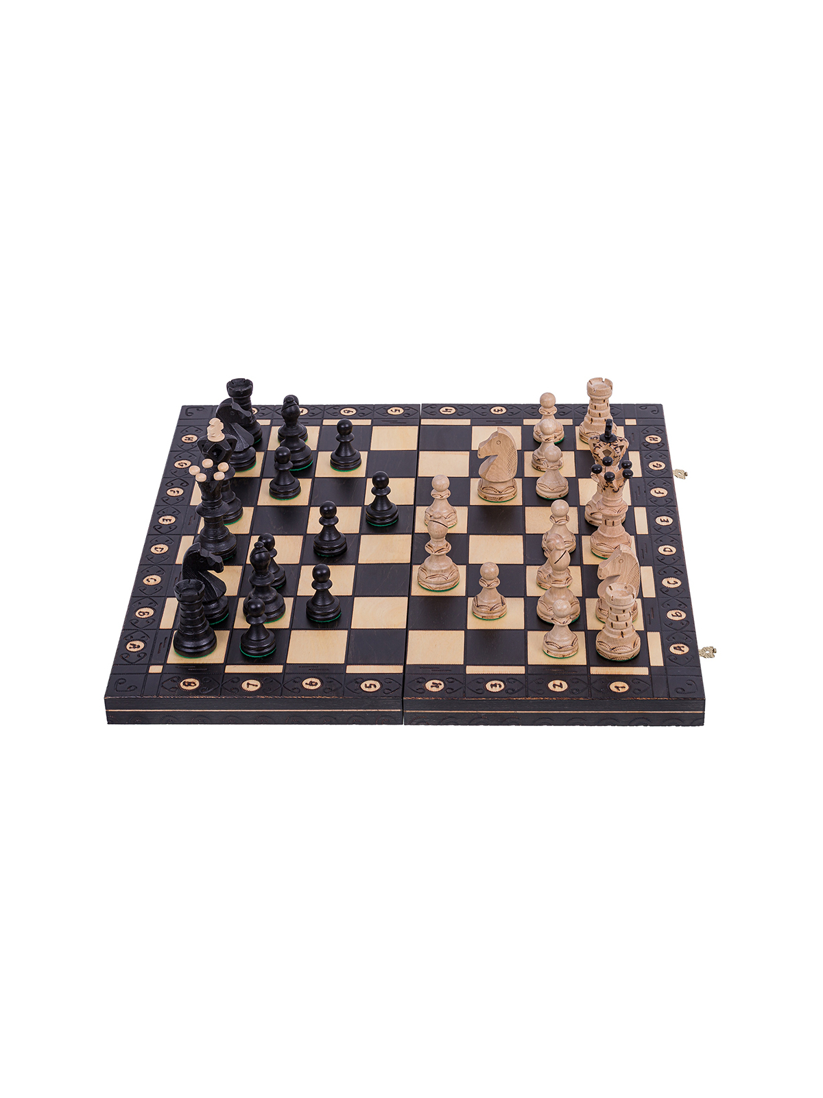 SQUARE - Wooden Chess Set Ambasador Black