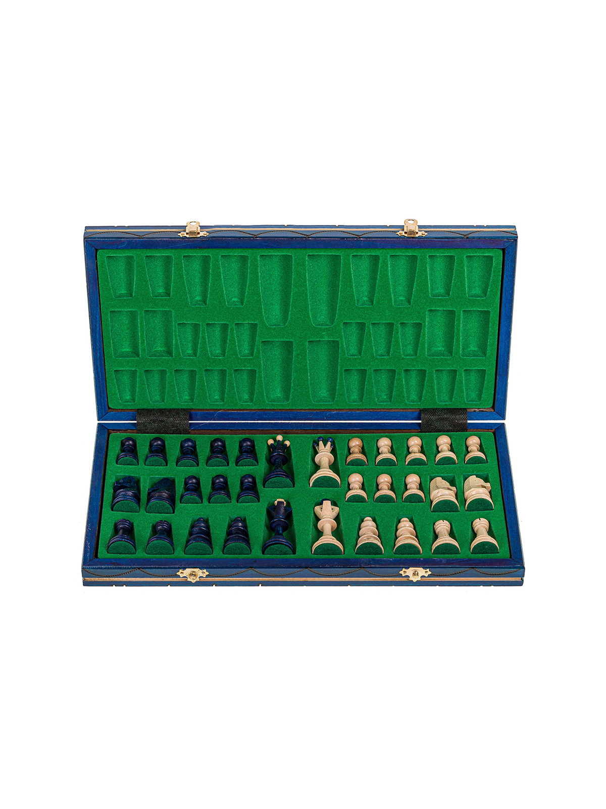 SQUARE - Wooden Chess Set Senator Blue