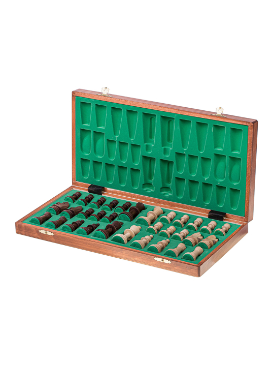 SQUARE - Schach Shop - Schachspiel Turnier Nr. 5 - Mahagoni WW