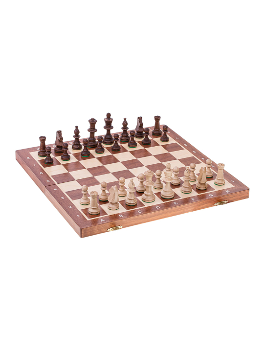SQUARE - Schach Shop - Schachspiel Turnier Nr. 5 - Mahagoni WW
