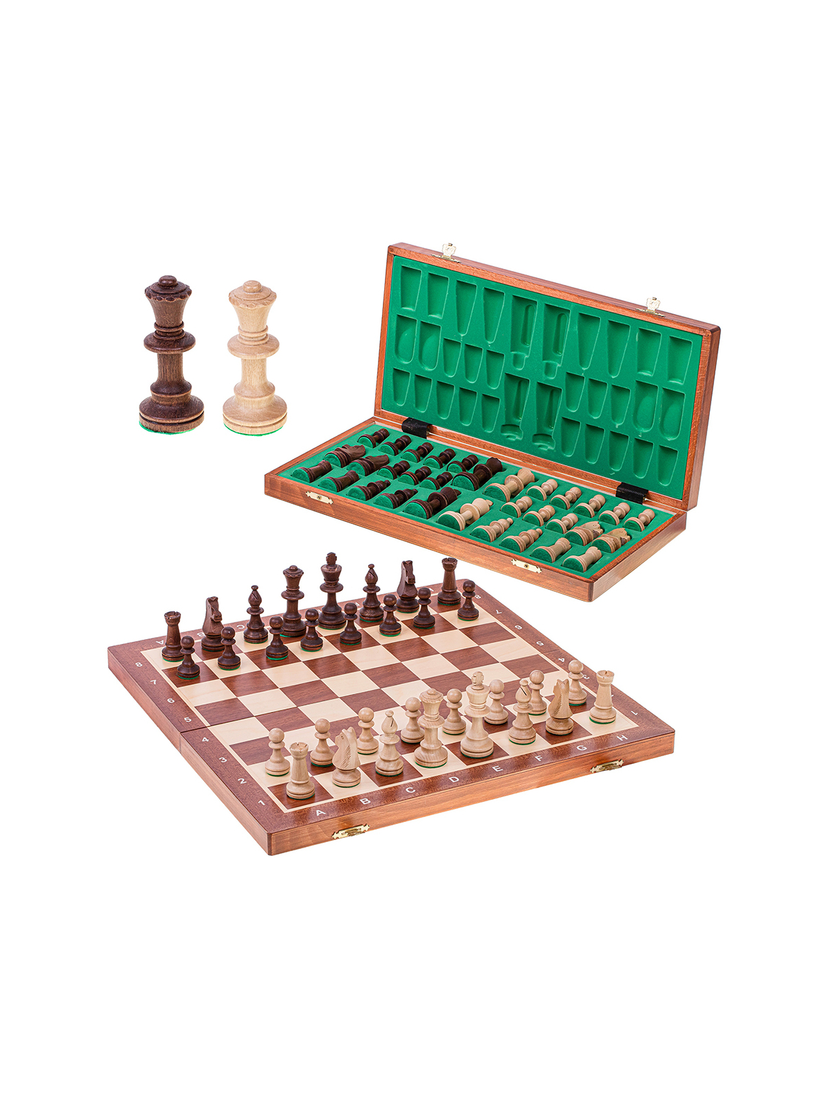 SQUARE - Schach Shop - Schachspiel Turnier Nr. 5 - Mahagoni WW