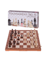 SQUARE - Schach Shop - Schachspiel Turnier Nr. 5 - Mahagoni Exlusive