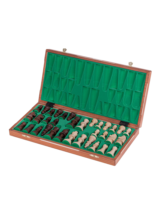 SQUARE - Schach Shop - Schachspiel Turnier Nr. 5 - Mahagoni Exlusive