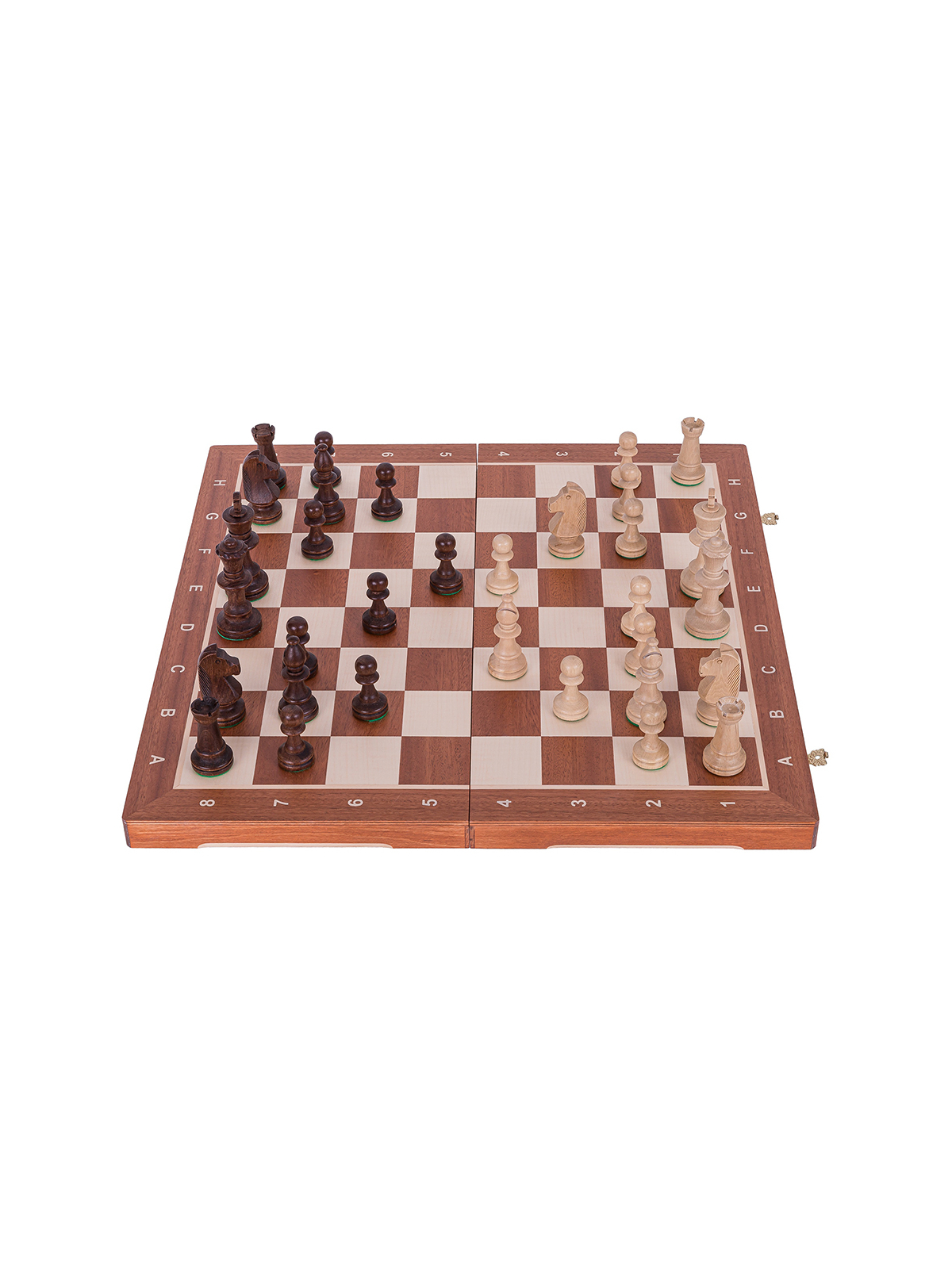 SQUARE - Schach Shop - Schachspiel Turnier Nr. 5 - Mahagoni Exlusive