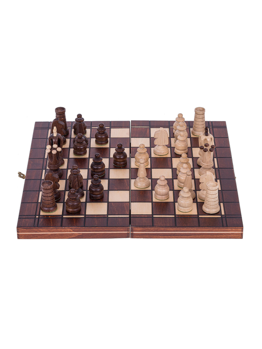 SQUARE - Wooden Chess Set - Chess Royal Small