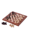 SQUARE - Chess + Checkers - XL- Mahogany - Online Chess Shop