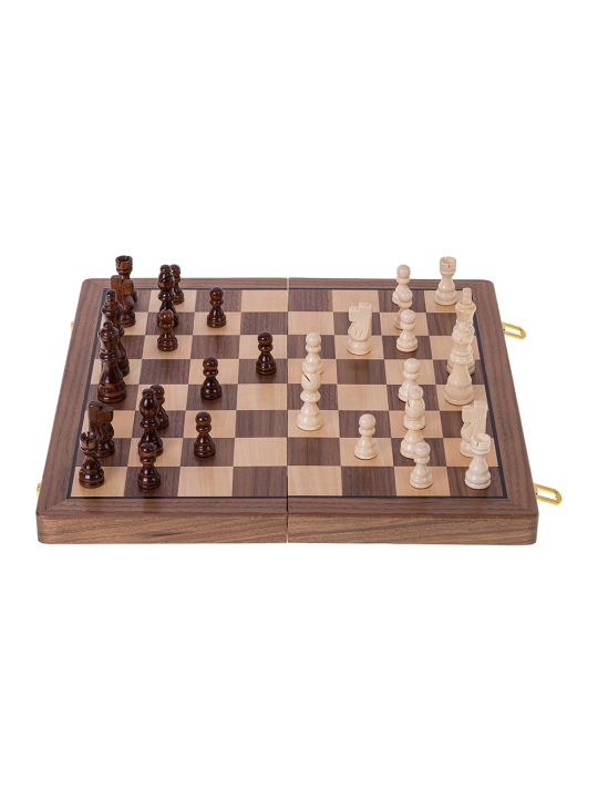 SQUARE - Echecs Dames Magnétique 380 - Noyer - Boutique en ligne