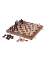 SQUARE - Chess Checkers Magnetic 380 - Walnut - Online Chess Shop