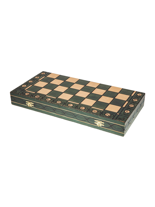 SQUARE - Wooden Chess Set Senator Blue