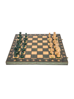 SQUARE - Wooden Chess Set Senator Green