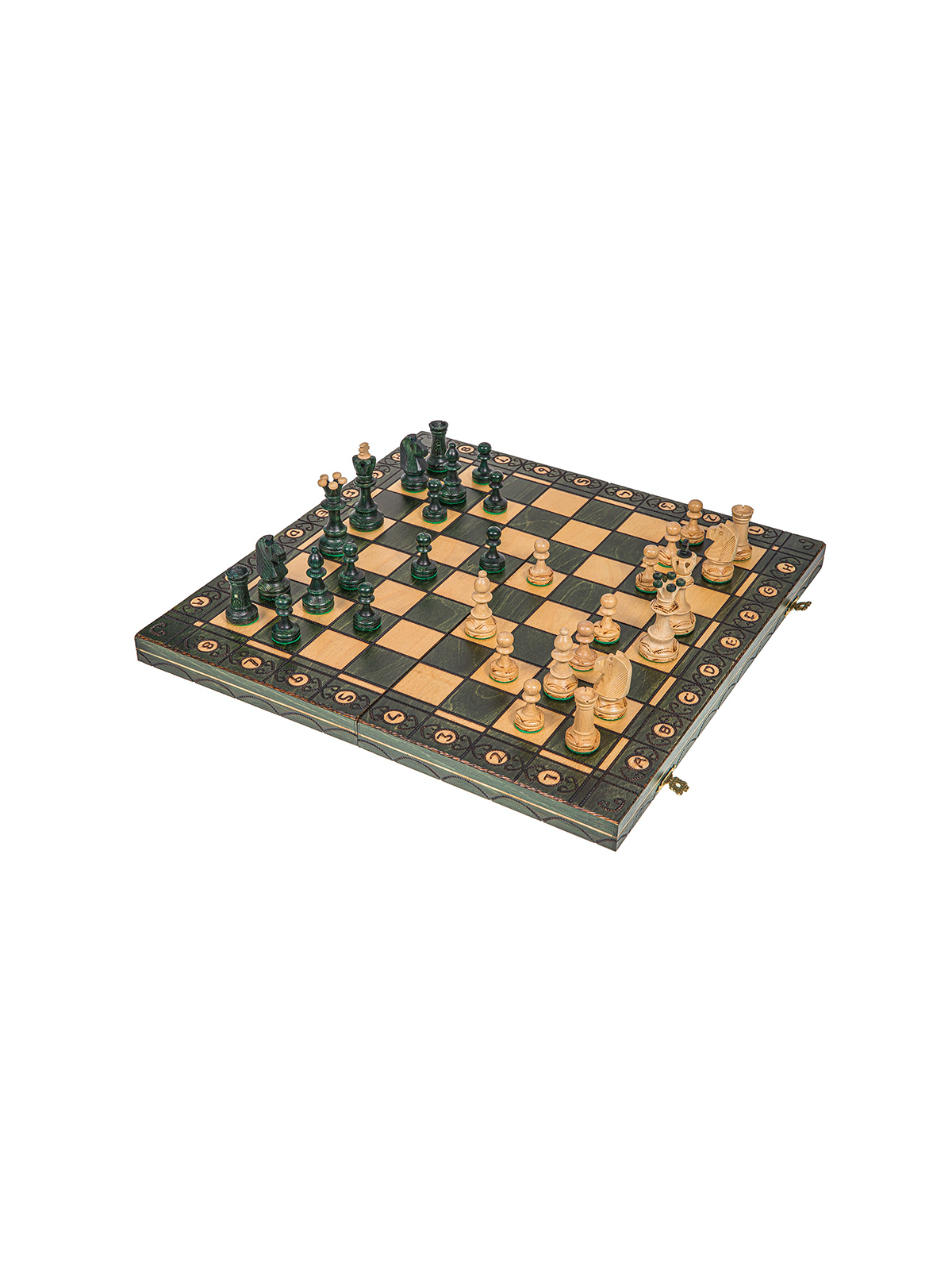 SQUARE - Wooden Chess Set Senator Green