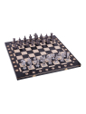 SQUARE - Wooden Chess Set Roman - Silver Edition - Online Chess Shop