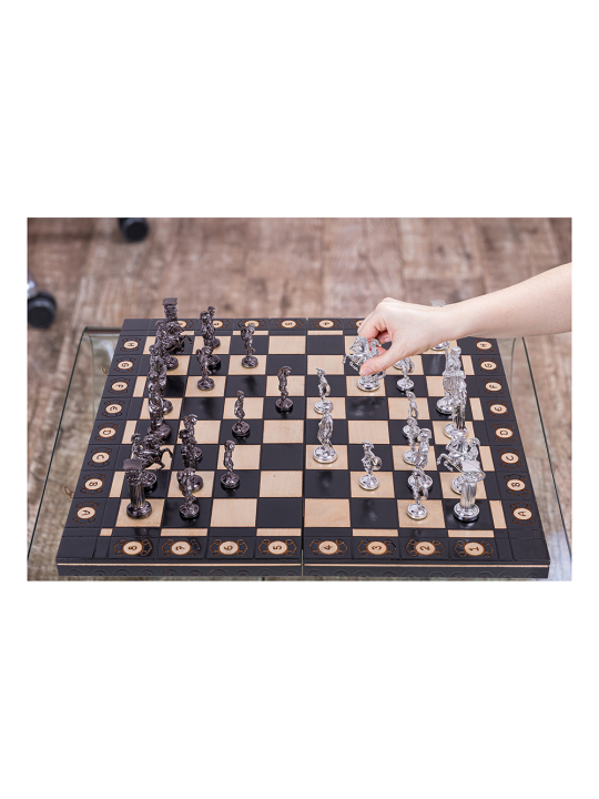 SQUARE - Schach Rom - Silver Edition - Online Schach Shop