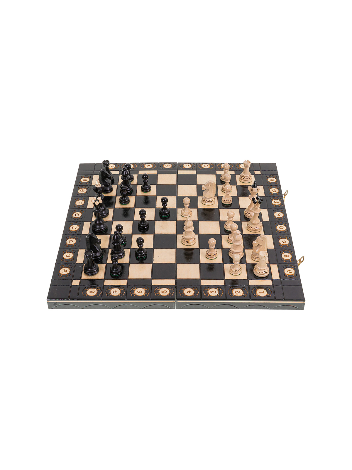 SQUARE - Wooden Chess Set Senator Blue