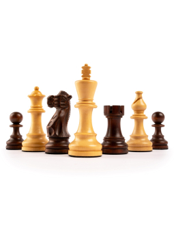 SQUARE - Schach Shop - Schachfiguren Mahagoni Deluxe 3.75 Ferrer