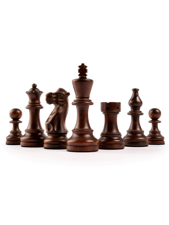 SQUARE - Schach Shop - Schachfiguren Mahagoni Deluxe 3.75 Ferrer