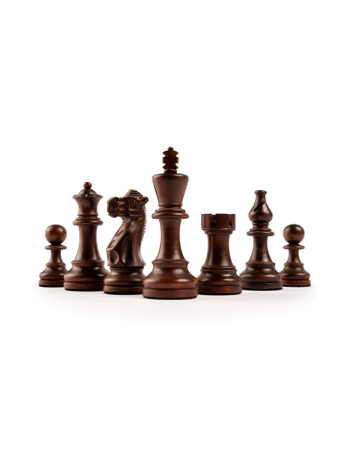 SQUARE - Schach Shop - Schachfiguren Mahagoni Deluxe 3.75 Ferrer