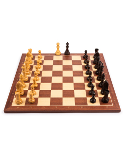 SQUARE - Boutique déchecs - Acajou Standard - Jeu d'échecs