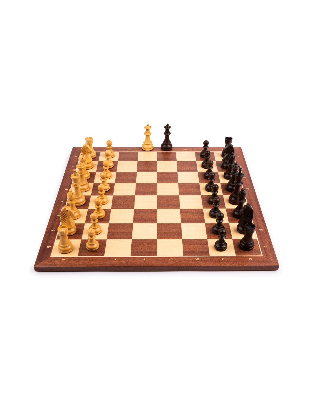 SQUARE - Mahoń Standard D - Zestaw szachowy