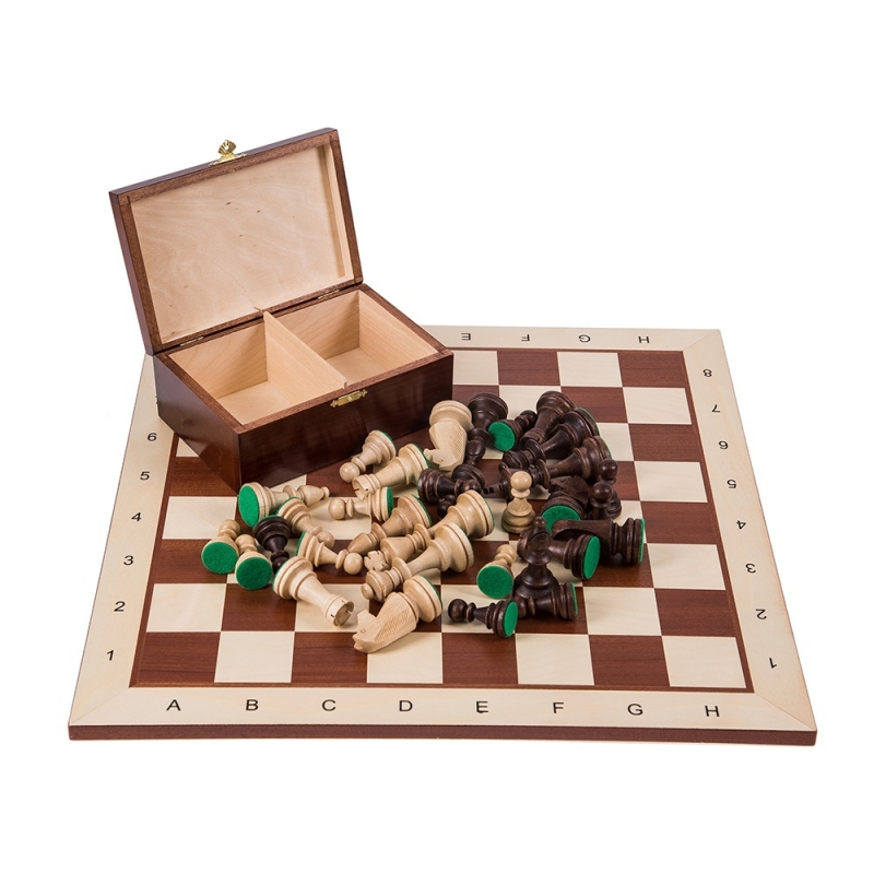Profi Chess Set No 6 - Mahogany