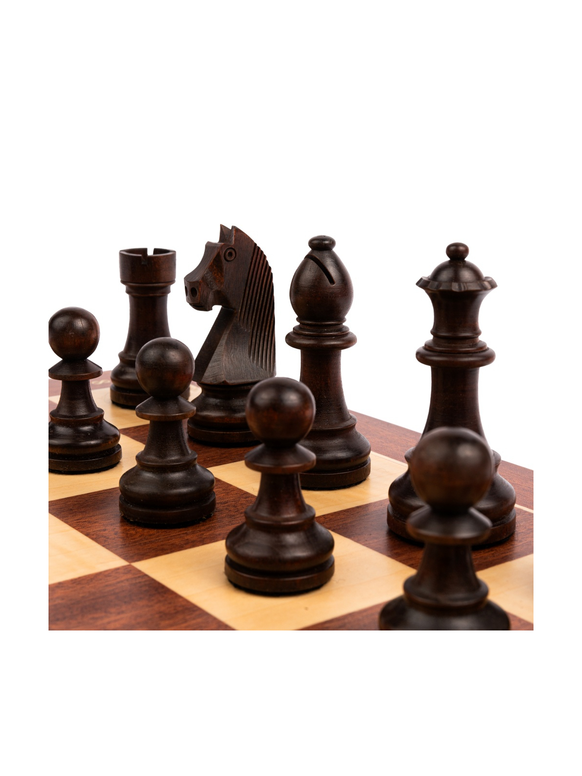 SQUARE- Online Chess Shop - Mahogany Standard D - Chess Set
