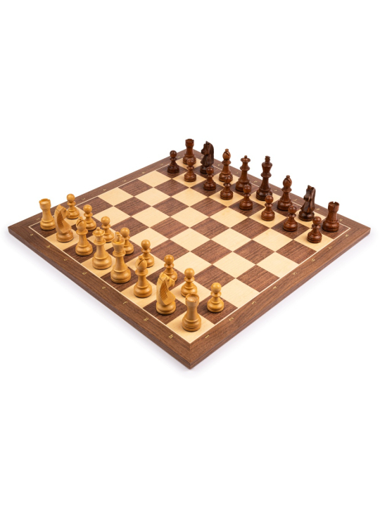 SQUARE - Orzech Standard D - Zestaw szachowy Ferrer