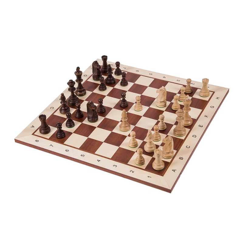 Profi Chess Set No 6 - Mahogany