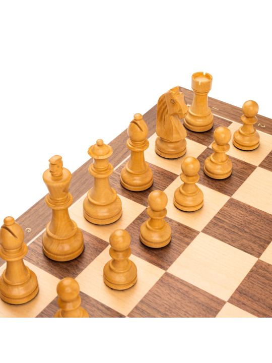 SQUARE - Boutique déchecs - Noyer Standard - Jeu d'échecs Ferrer