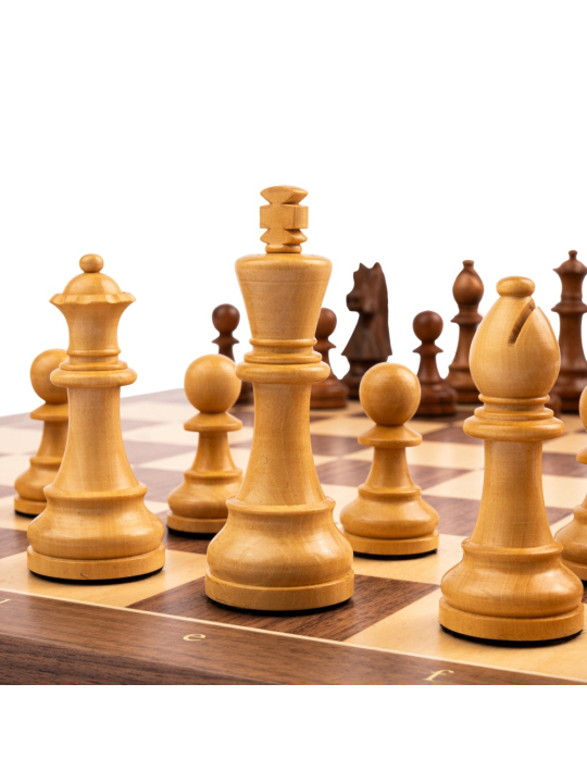 SQUARE- Online Chess Shop - Walnut Standard D - Chess Set Ferrer