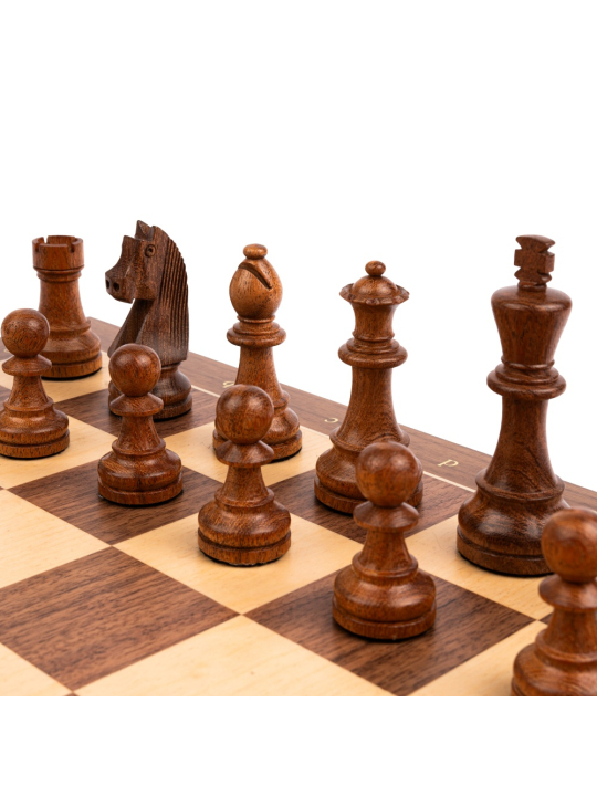 SQUARE - Boutique déchecs - Noyer Standard - Jeu d'échecs Ferrer