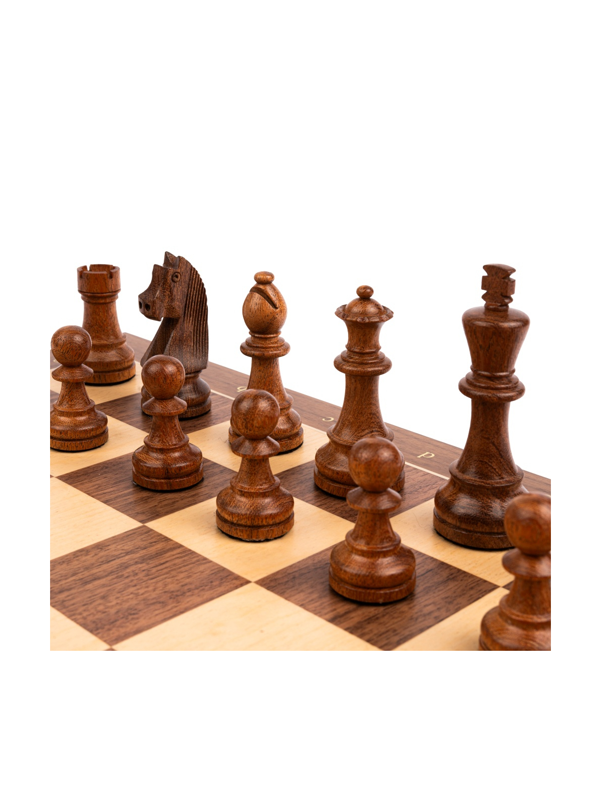 SQUARE - Schach Shop - Nuss Standard D - Schach Set Ferrer