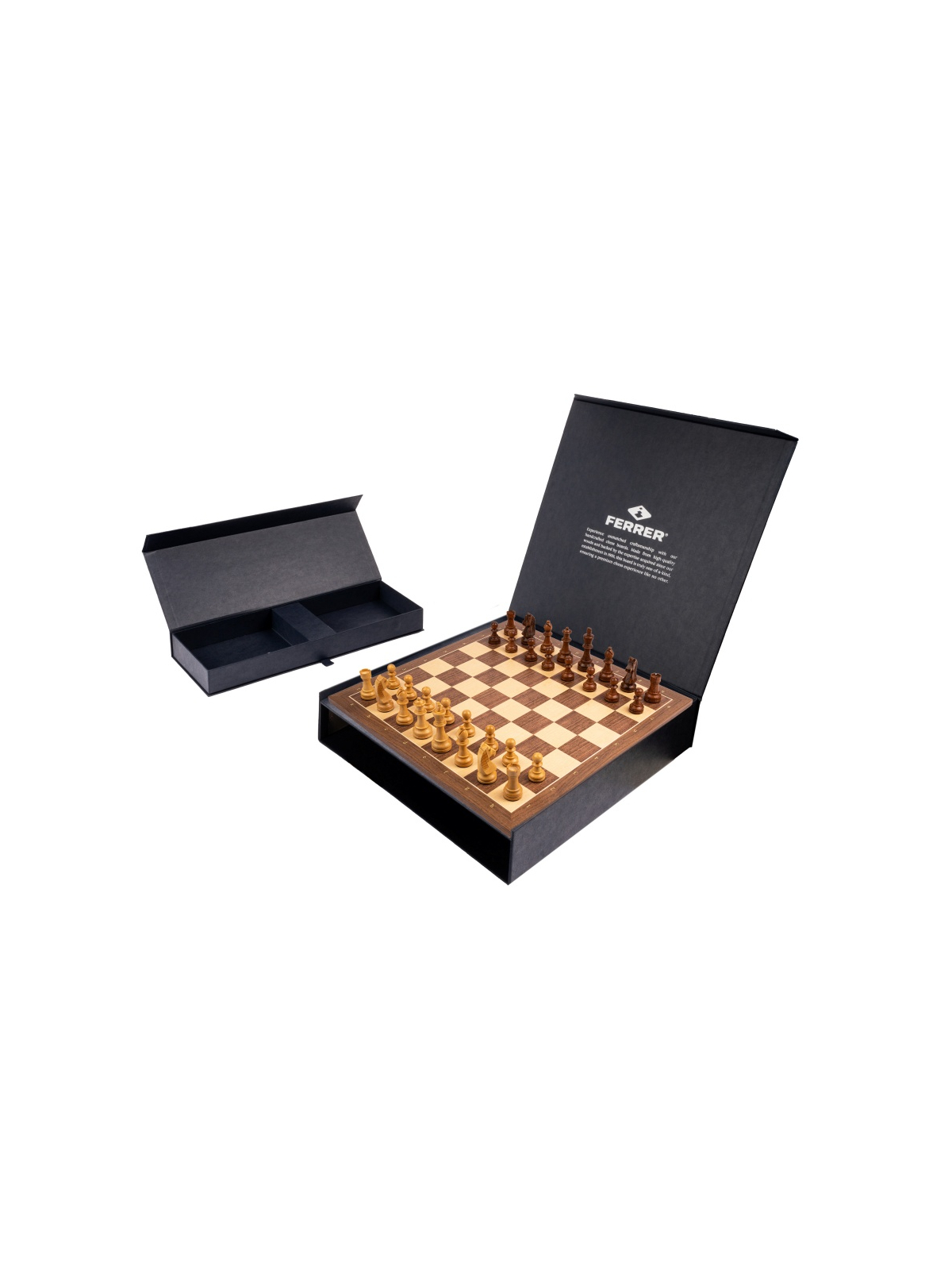 SQUARE - Schach Shop - Nuss Standard D - Schach Set Ferrer