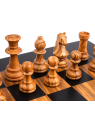 SQUARE - Boutique déchecs - Noire Olive Deluxe - Jeu d'échecs