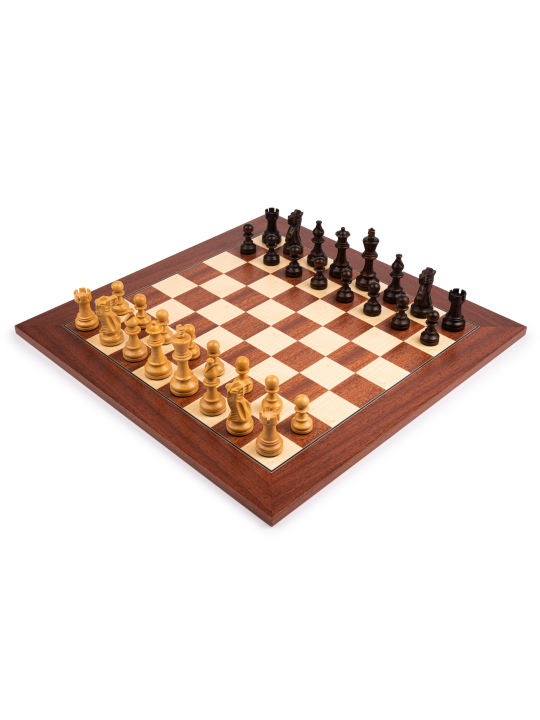SQUARE - Mahoń Deluxe - Zestaw szachowy