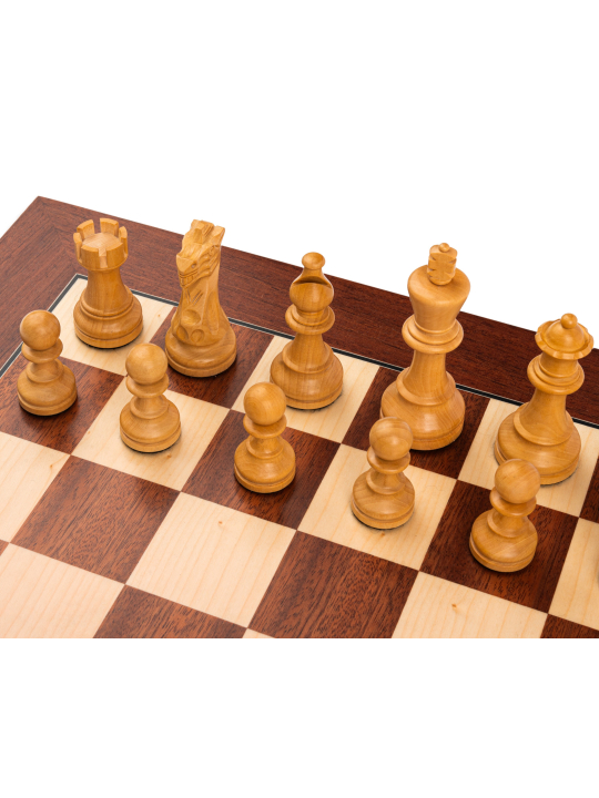SQUARE - Boutique déchecs - Acajou Deluxe - Jeu d'échecs