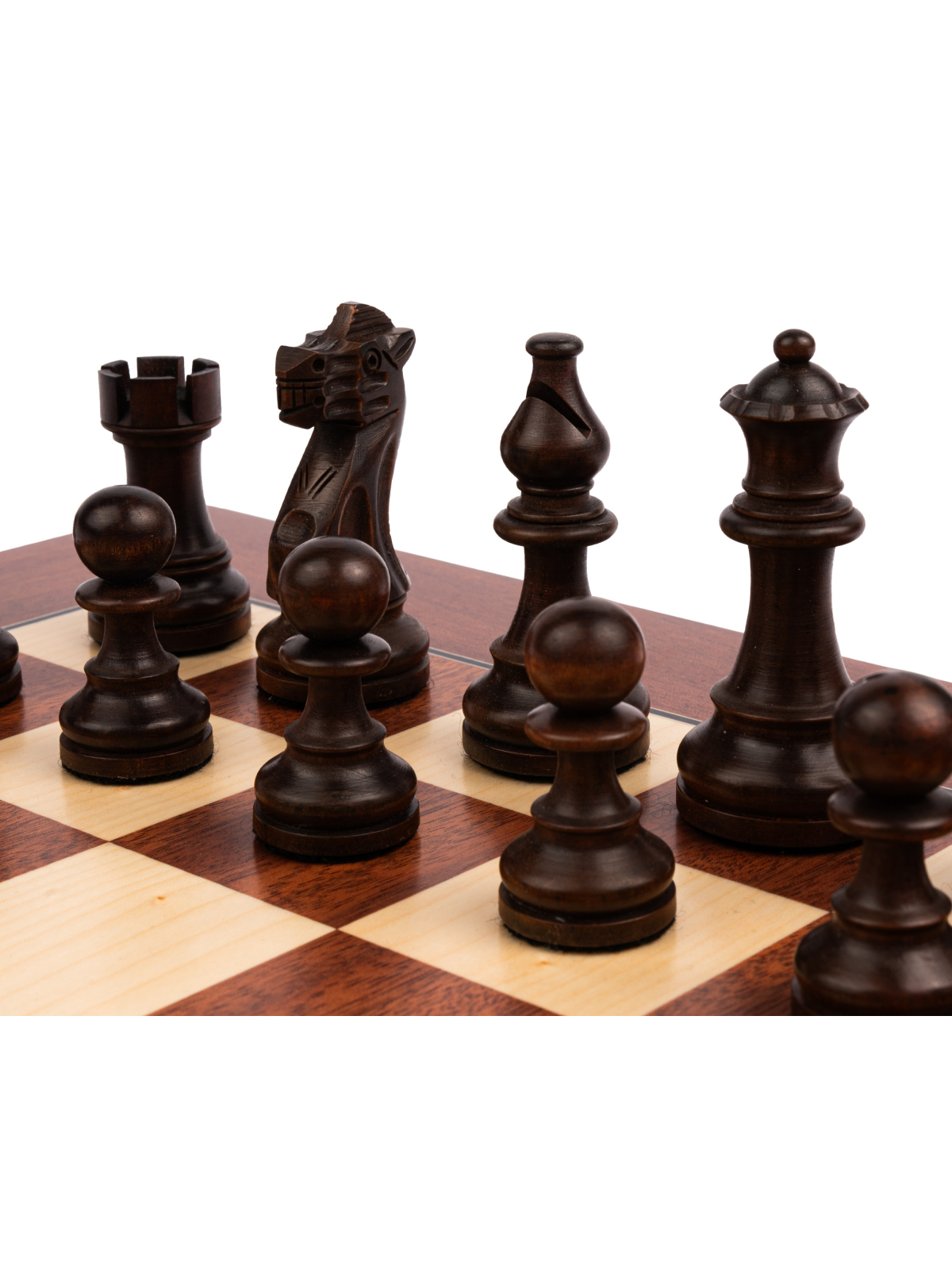 SQUARE- Online Chess Shop - Mahogany Deluxe - Chess Set