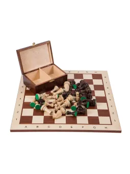 Jeu d'echecs professionnel n ° 5 - Acajou BL