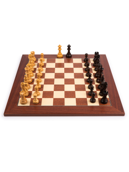 SQUARE - Boutique déchecs - Acajou Deluxe - Jeu d'échecs